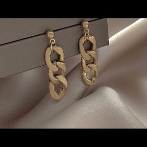 chain link earrings
